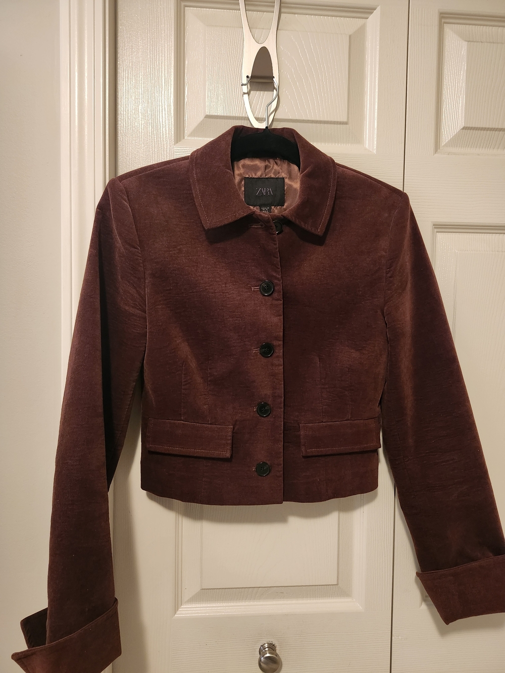 Zara Cropped Cotten Jacket